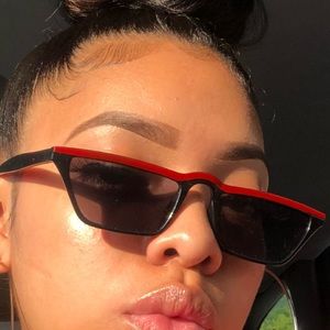 Red And Black Sunglasses 🖤❤️